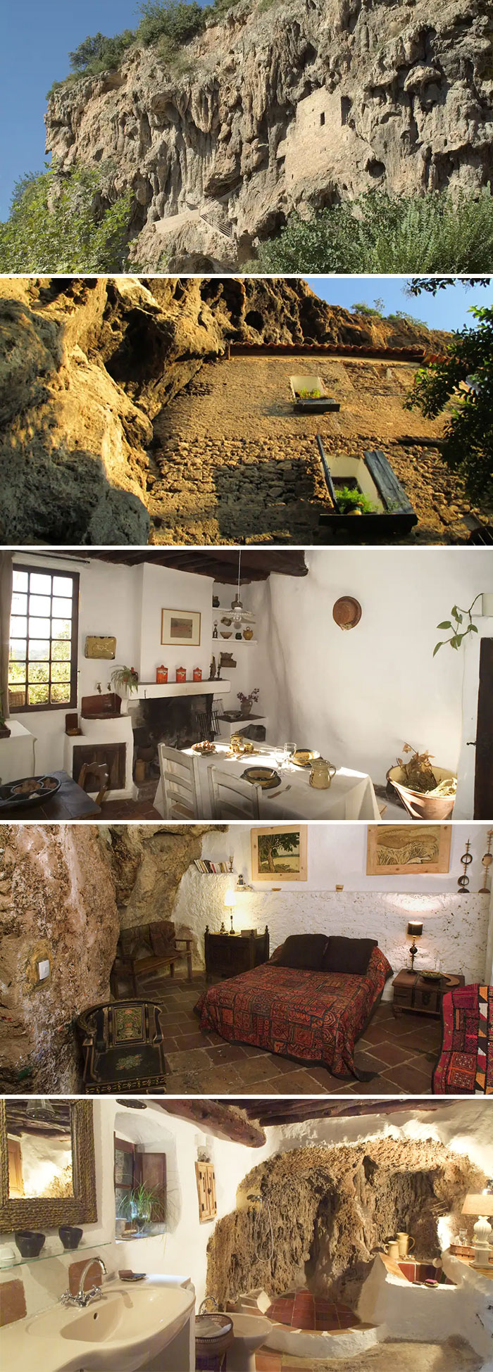 Tuff Cliff Cave House. Cotignac, Provence-Alpes-Côte D'azur, France