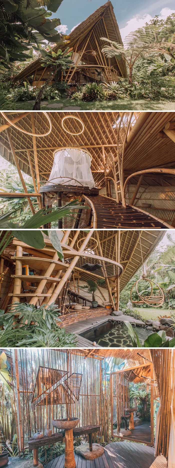 Hideout Horizon - Eco Bamboo Home. Selat, Bali, Indonesia
