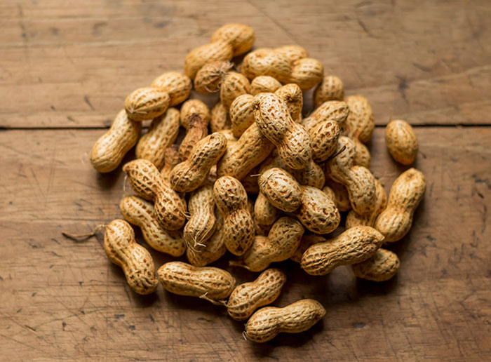 Peanuts in one place