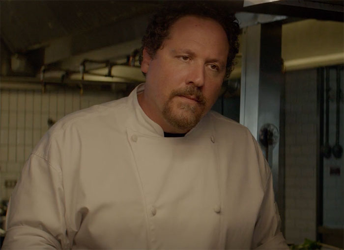 Carl wearing white chef outfit