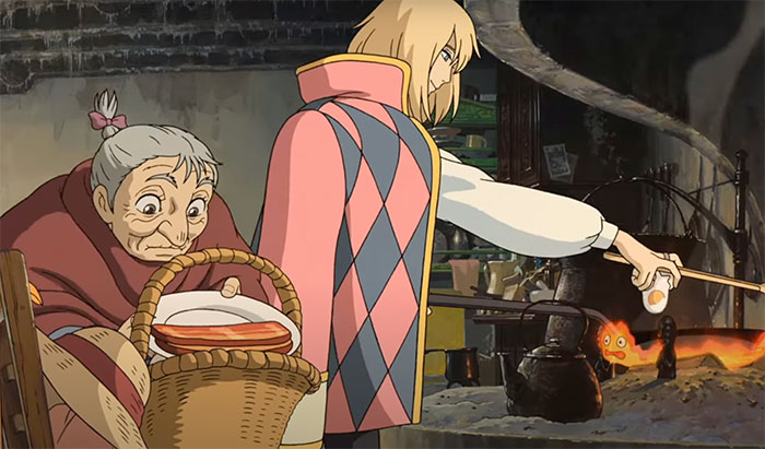 Wizard Howl cooking