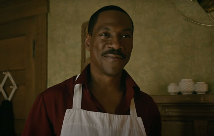 Henry wearing red shirt