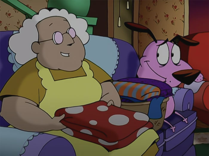 Courage The Cowardly Dog cartoon