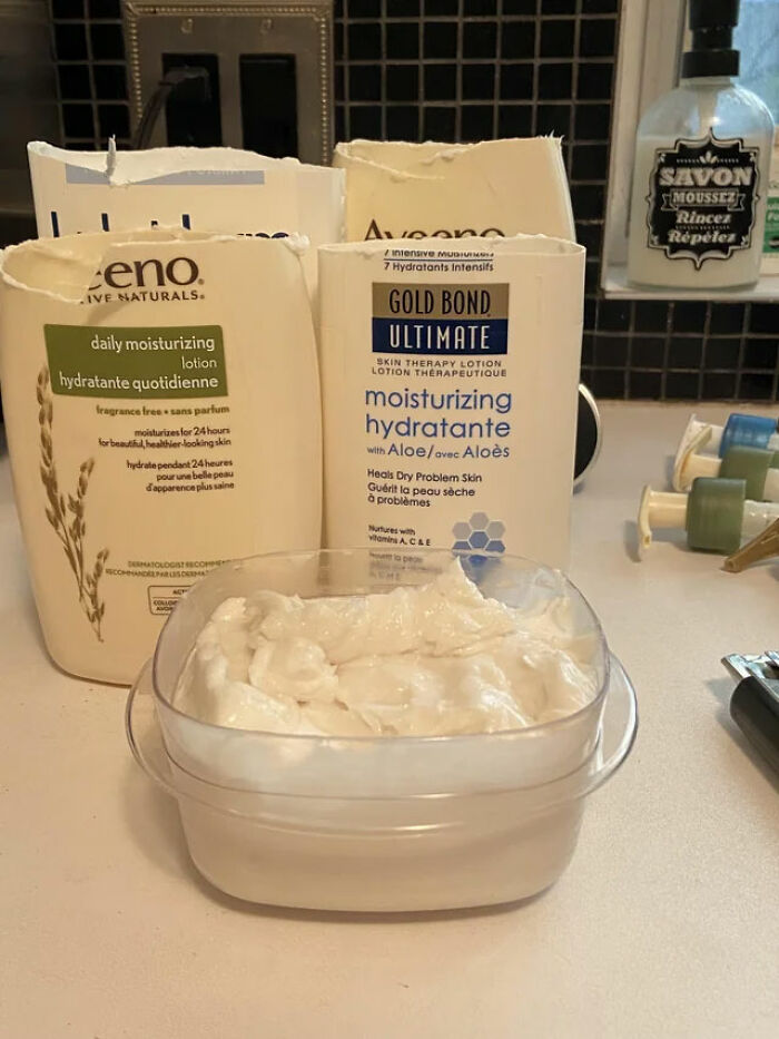 Don’t Throw Away Your “Empty” Lotion Bottles