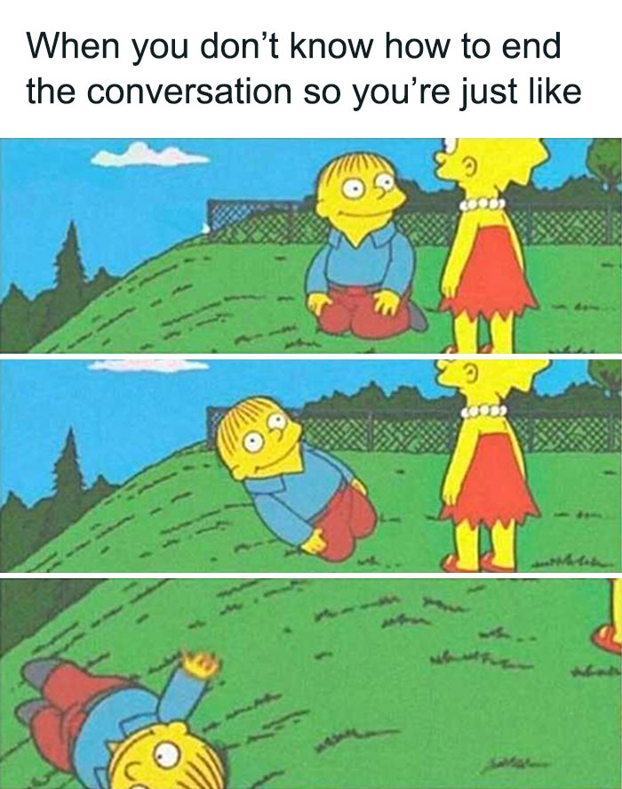 Characters in a meme acting awkwardly, depicting a relatable moment from "Evil Kermit" memes.