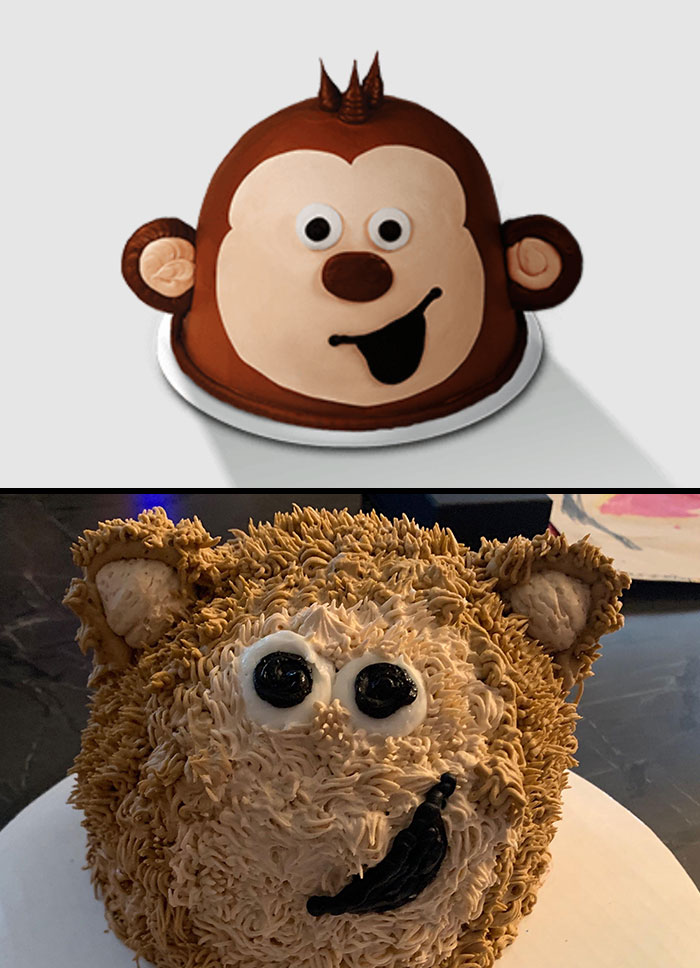 La tarta helada que pedimos y la que recibimos