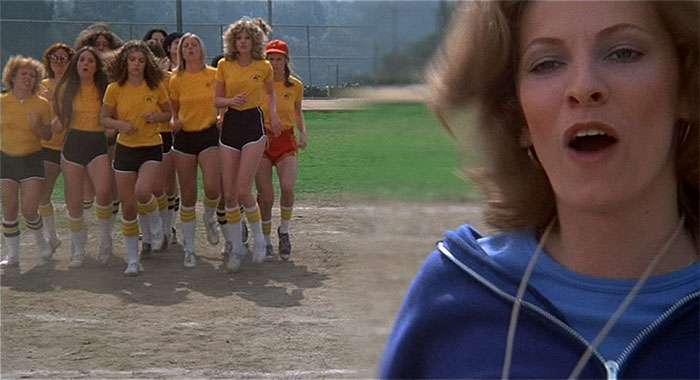 Margaret training a group of girls 