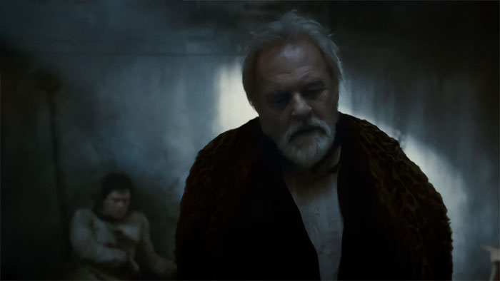 Sir John Talbot wearing a balck jacket 