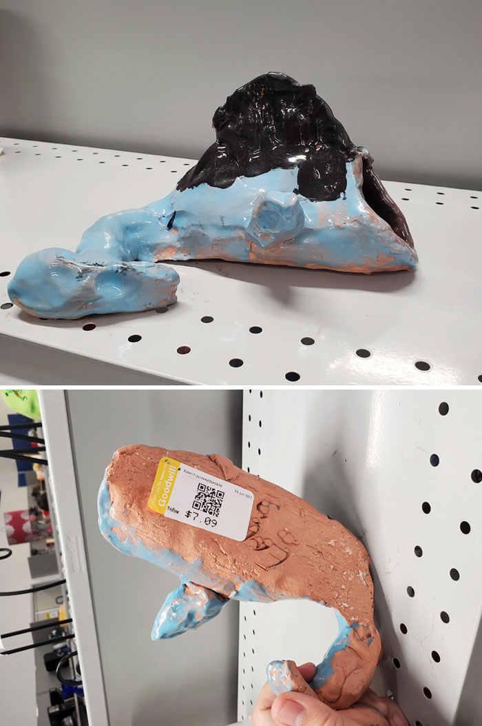 Goodwill In Marietta, GA Wants $7.09 For A Child's Ceramic Project