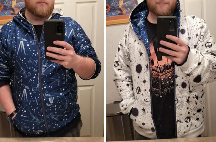 I Made A Reversible Astronomy Hoodie!