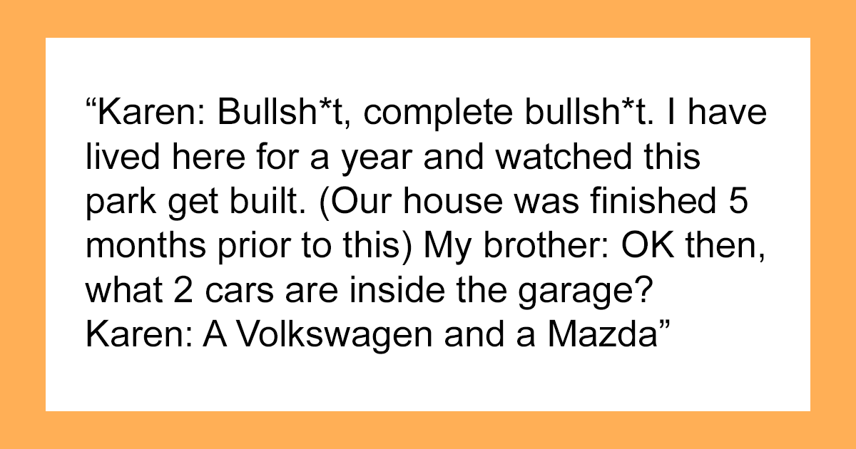 “I Live Here”: Karen Claims That The House Is Hers After Parking Her Car In A Family’s Driveway