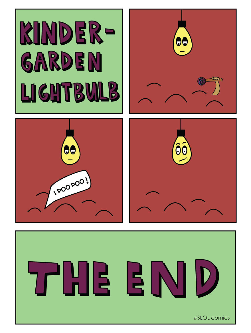 I Create Comics Form A Perspective Of A Lightbulb