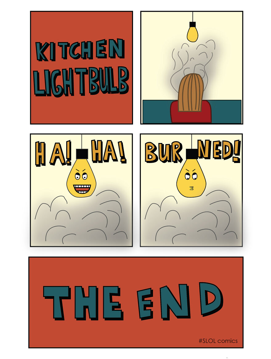 I Create Comics Form A Perspective Of A Lightbulb