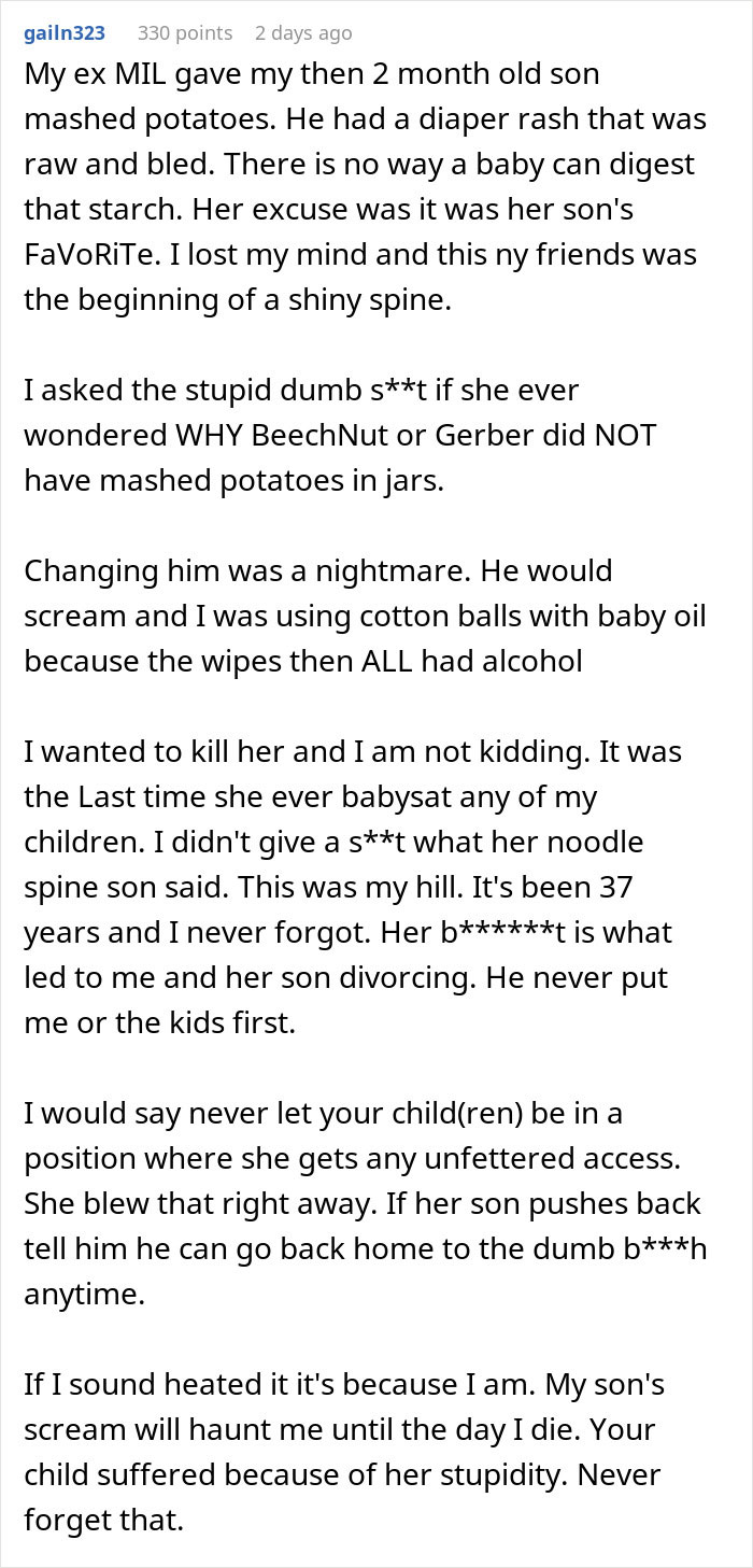 Woman Feeds 2-Month-Old Granddaughter Ice Cream Despite Her Parents Repeatedly Saying No, Is Not Ready For The Consequences