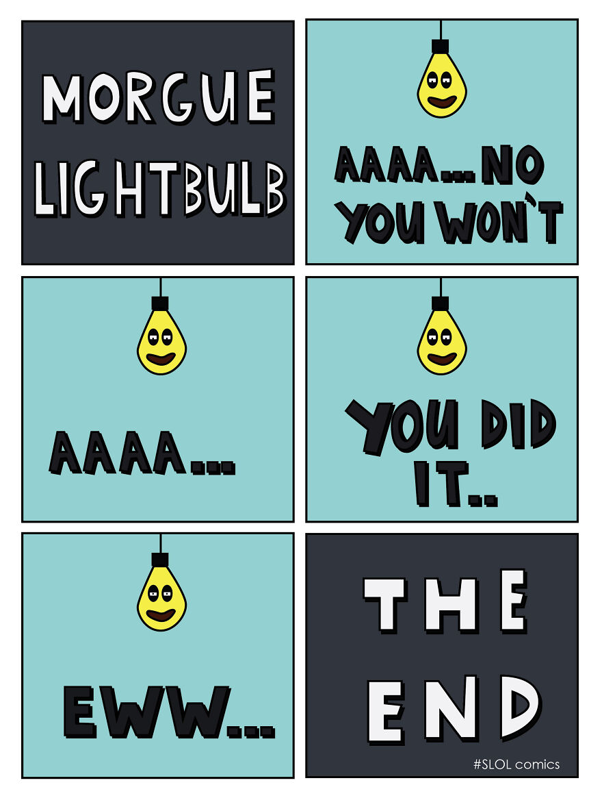 I Create Comics Form A Perspective Of A Lightbulb