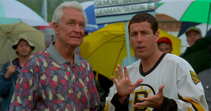 Bob Barker talking in movie Happy Gilmore