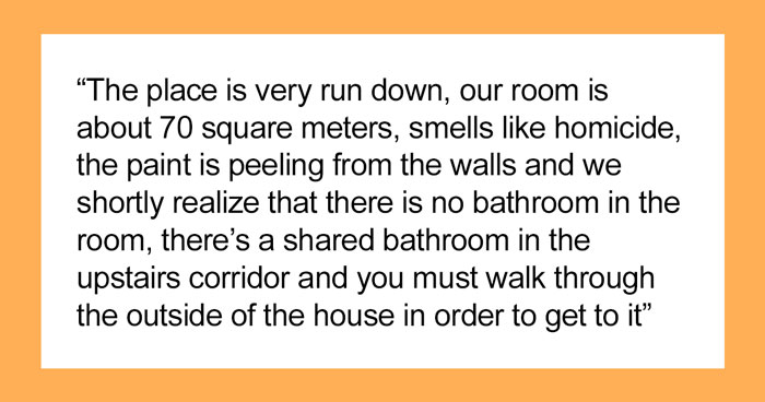 Man Doesn’t Read His Cheap AirBnB’s Description, Setting Off Wild Chain Of Events That Gets His Girlfriend Soaked In Pee