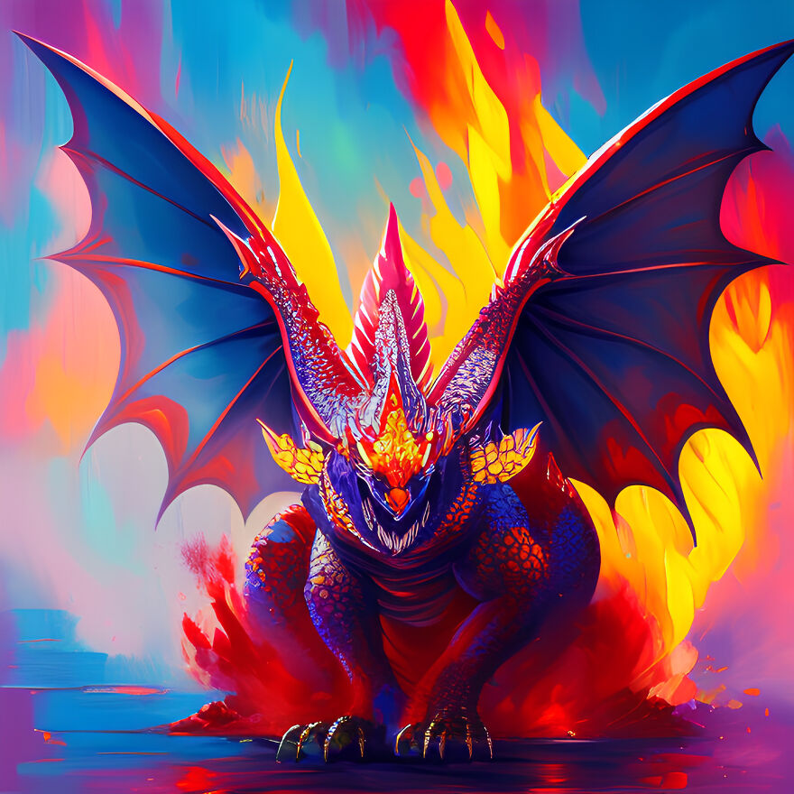 I Made These Dragons With Ai
