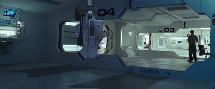 Inside of the space station