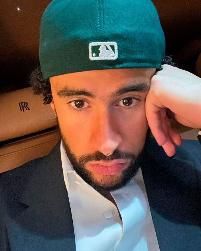Selfie of Bad Bunny musician