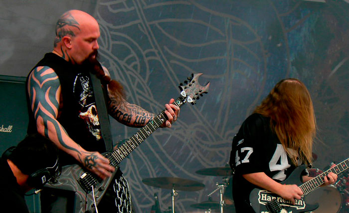 Kerry King Of Slayer during perfomance