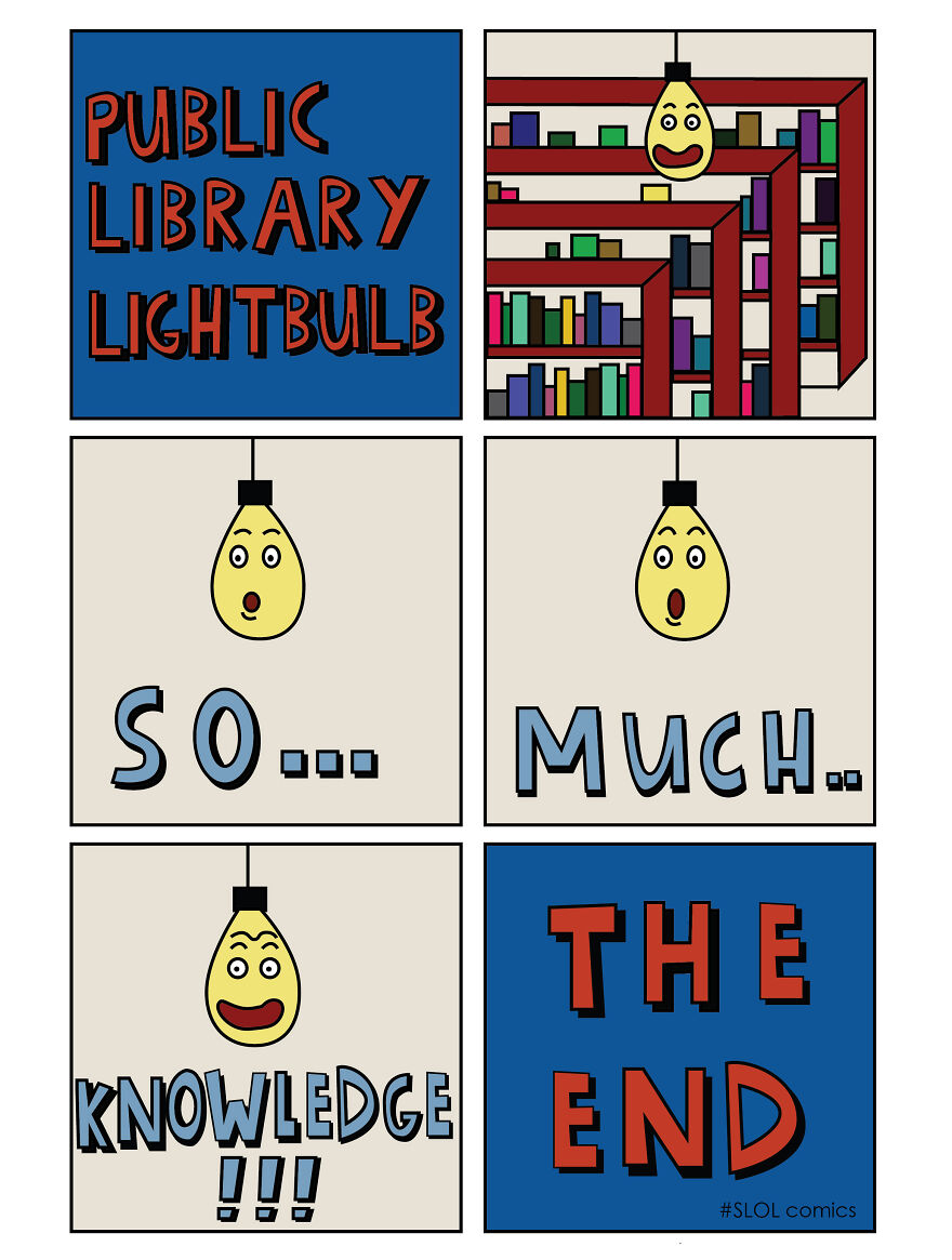 I Create Comics Form A Perspective Of A Lightbulb