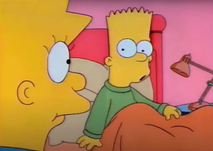 bart and Lisa talking 