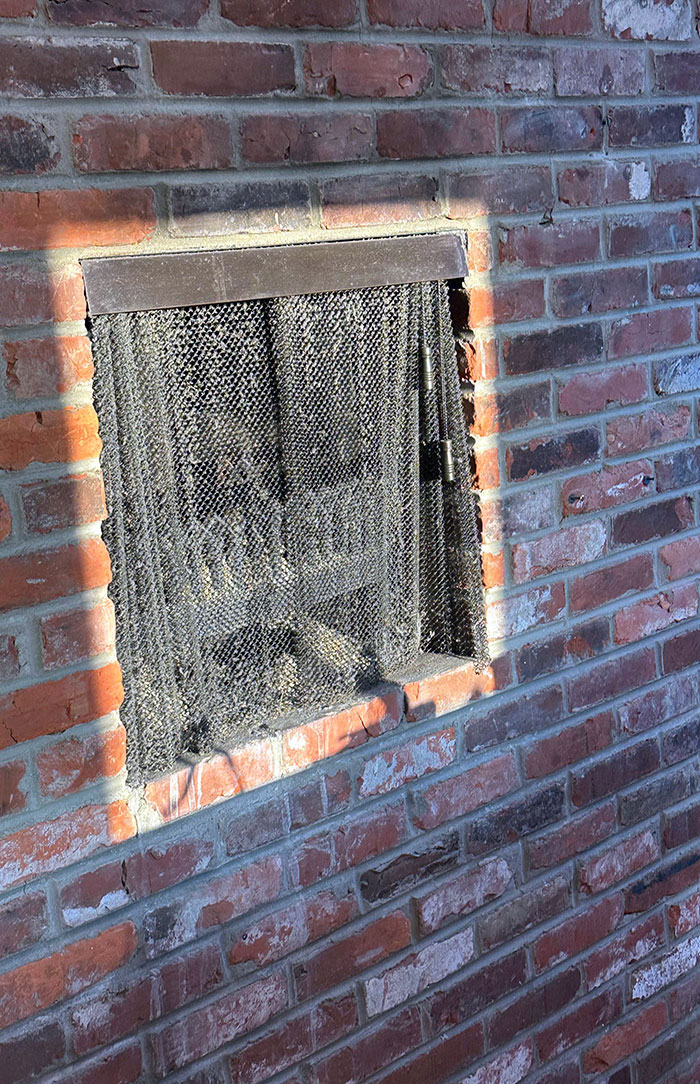 Sunlight Through The Window Perfectly Framed My Fireplace