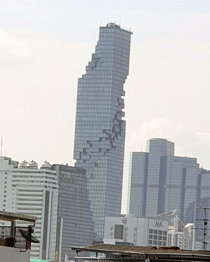 God Just Started Playing Minecraft In The Middle Of This City