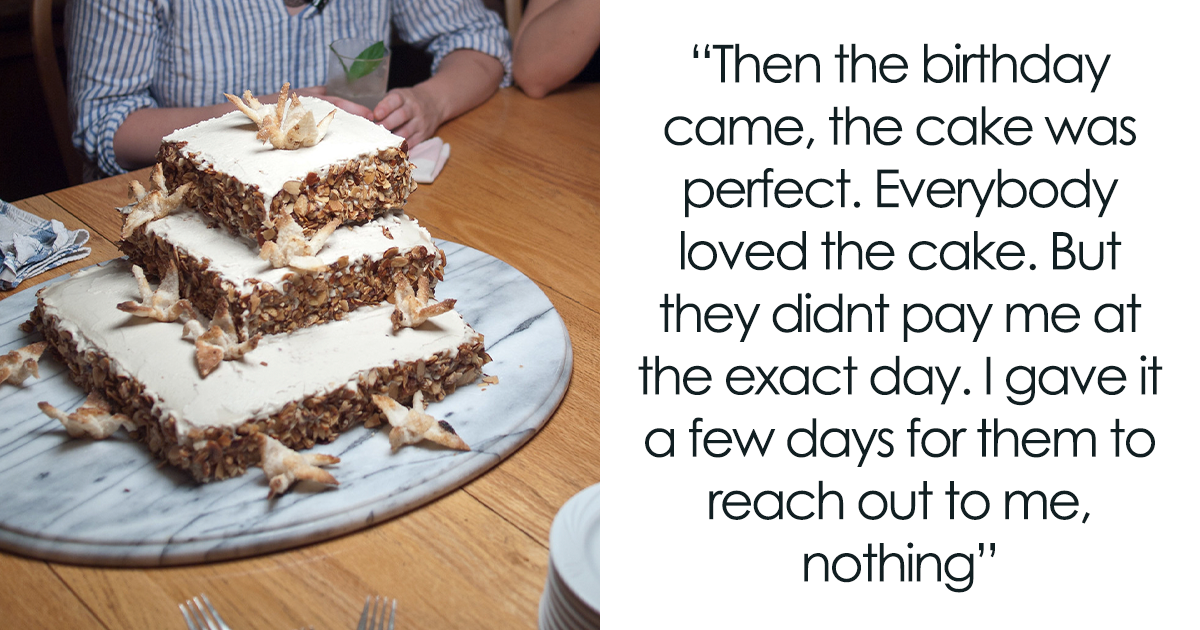 Family Has To Pick Sides After Woman Refuses To Bake More Cakes For Cousin After She Disappeared When She Had To Pay For The First One