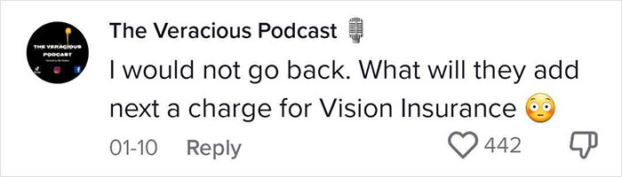 Woman Notices An "Employee Health" Charge On Her Bill, Learns She's Paying For Staff's Healthcare And Is Majorly Confused Woman Notices An "Employee Health" Charge On Her Bill, Learns She's Paying For Staff's Healthcare And Is Majorly Confused