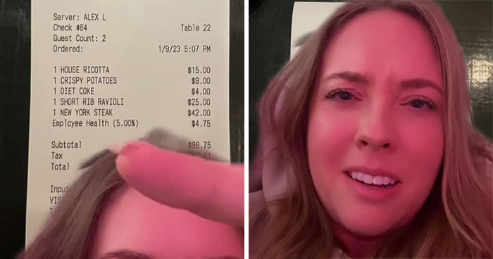 Woman Notices An “Employee Health” Charge On Her Bill, Learns She’s Paying For Staff’s Healthcare And Is Majorly Confused