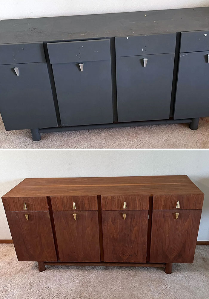 Refinished A Buffet I Got For $25