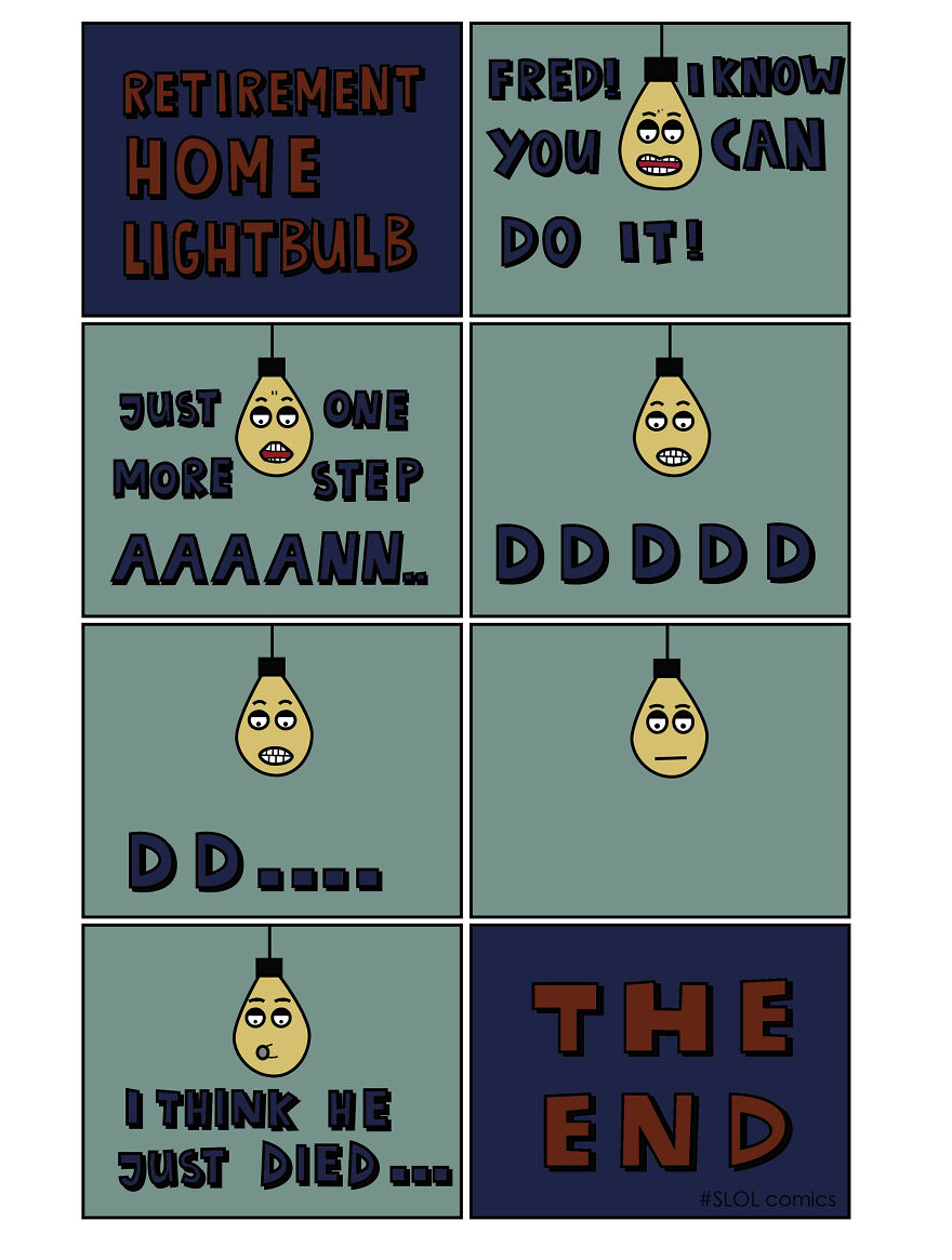 I Create Comics Form A Perspective Of A Lightbulb