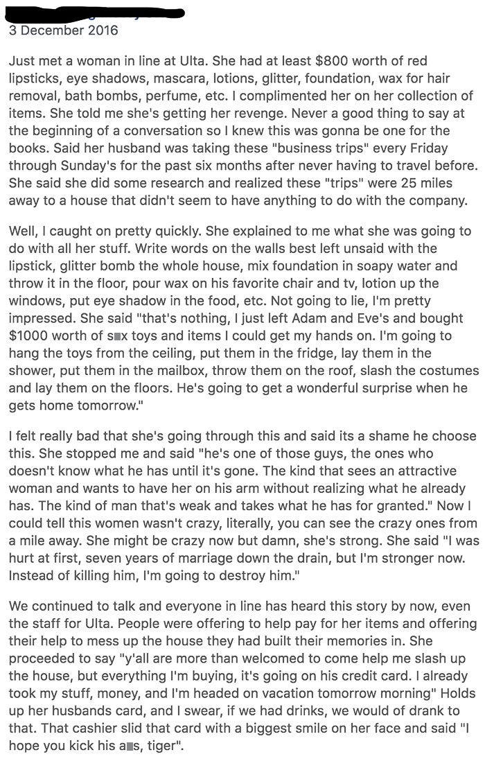 Emotional Ex Eviscerates Estate With Eyeshadow