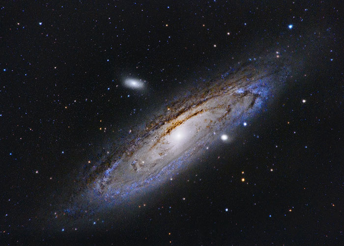 View of a spiral galaxy in deep space, illustrating one of the scariest realities proven by science.
