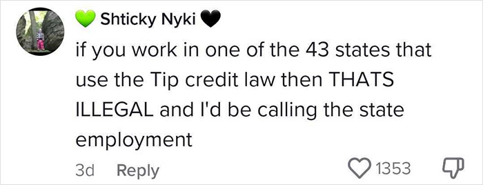 Waitress Is Heartbroken Over Unfair System Making Her Give Up More Tips To Cooks Than She Takes Herself