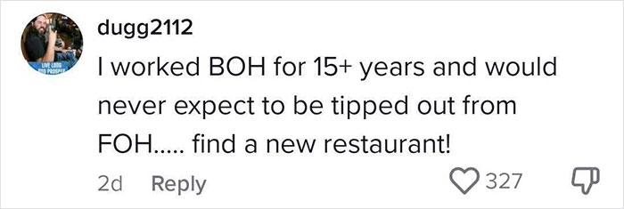 Waitress Is Heartbroken Over Unfair System Making Her Give Up More Tips To Cooks Than She Takes Herself