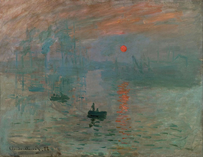 Impression, Sunrise painting by Claude Monet
