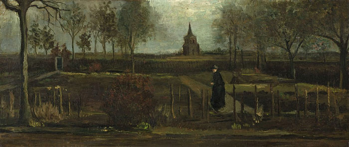 The Parsonage Garden at Nuenen painting by Vincent Van Gogh