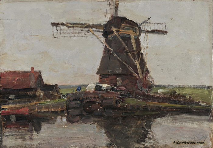 Stammer Windmill painting by Piet Mondrian