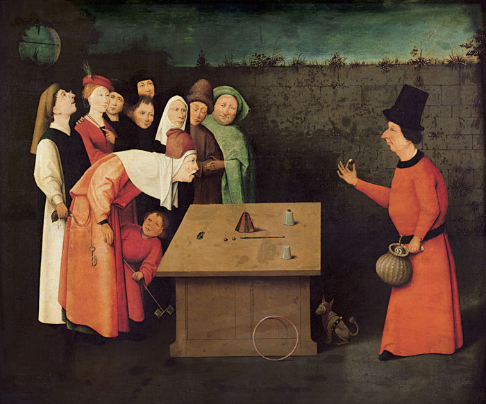 The Conjurer painting by Hieronymus Bosch (or his workshop)