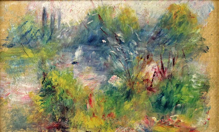 Paysage Bords De Seine painting by Pierre-Auguste Renoir