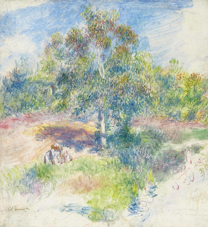 La Clairière painting by Pierre-Auguste Renoir