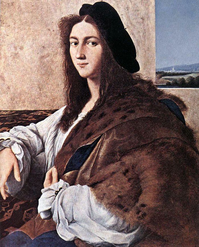 Portrait of a Young Man painting by Raphael