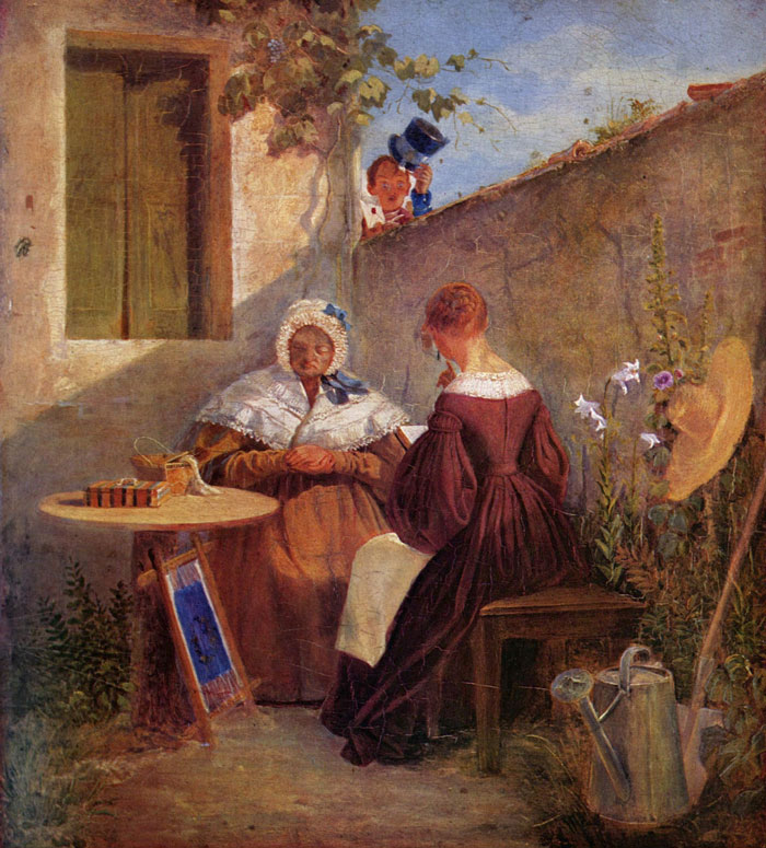 The Love Letter painting by Carl Spitzweg
