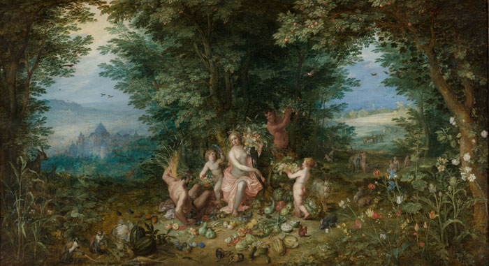 Allegory of the Earth painting by Jan Brueghel the Elder
