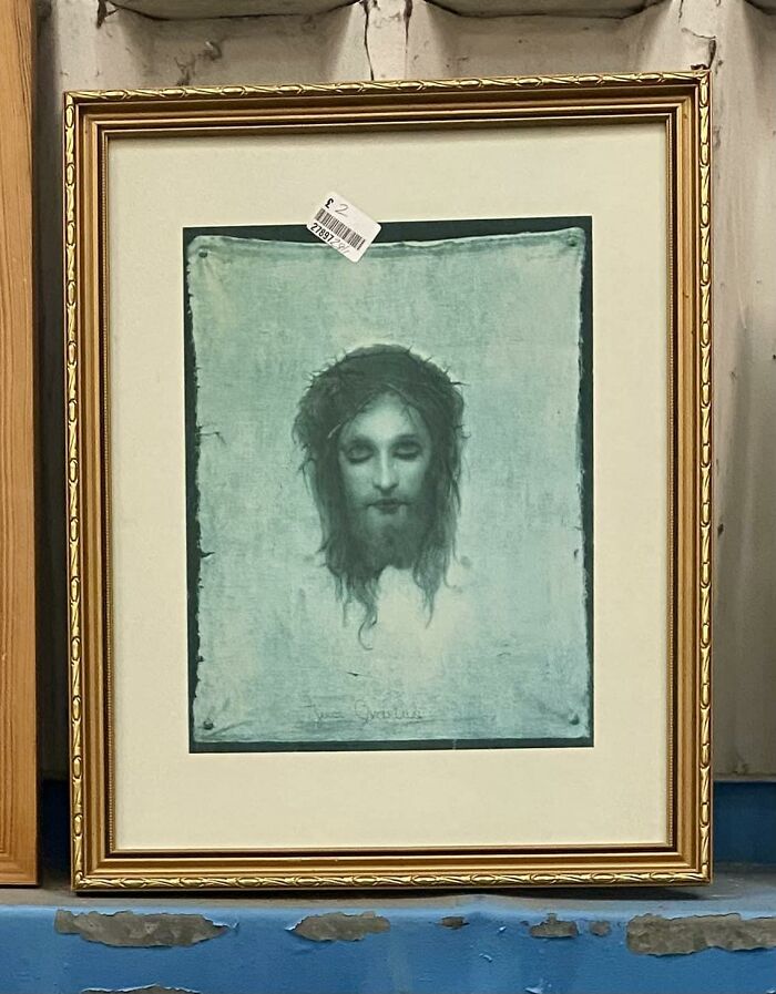 Tempted Anyone? Can You Find A Space On Your Wall? £2 Bargain At Catherine House Hospice Norton Bridge - Eccleshall