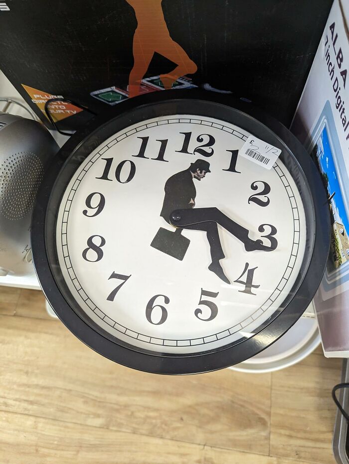 After Realising It Wasn't Mj But John Cleese Moon Moonwalking I Had To Edit It. Found In Severn Hospice, Telford