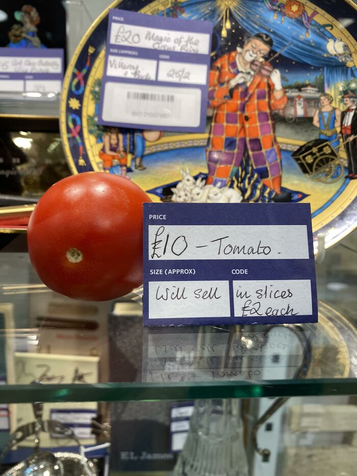 Very Very Tempting… First Tomato Ive Seen In Weeks ! Princess Alice Hospice, Dorking UK